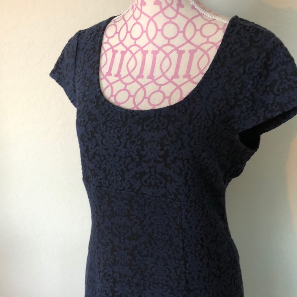 Stretch brocade dress